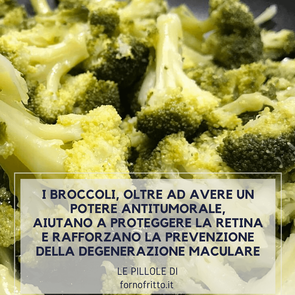Broccoli antitumorali e protezione della retina